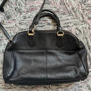 Cole Haan tali double zip satchel in black